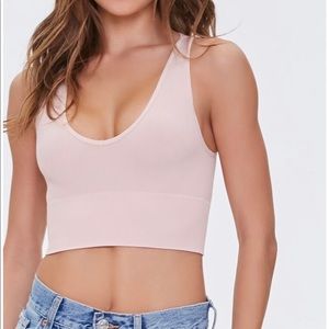 forever 21 bralette shirt